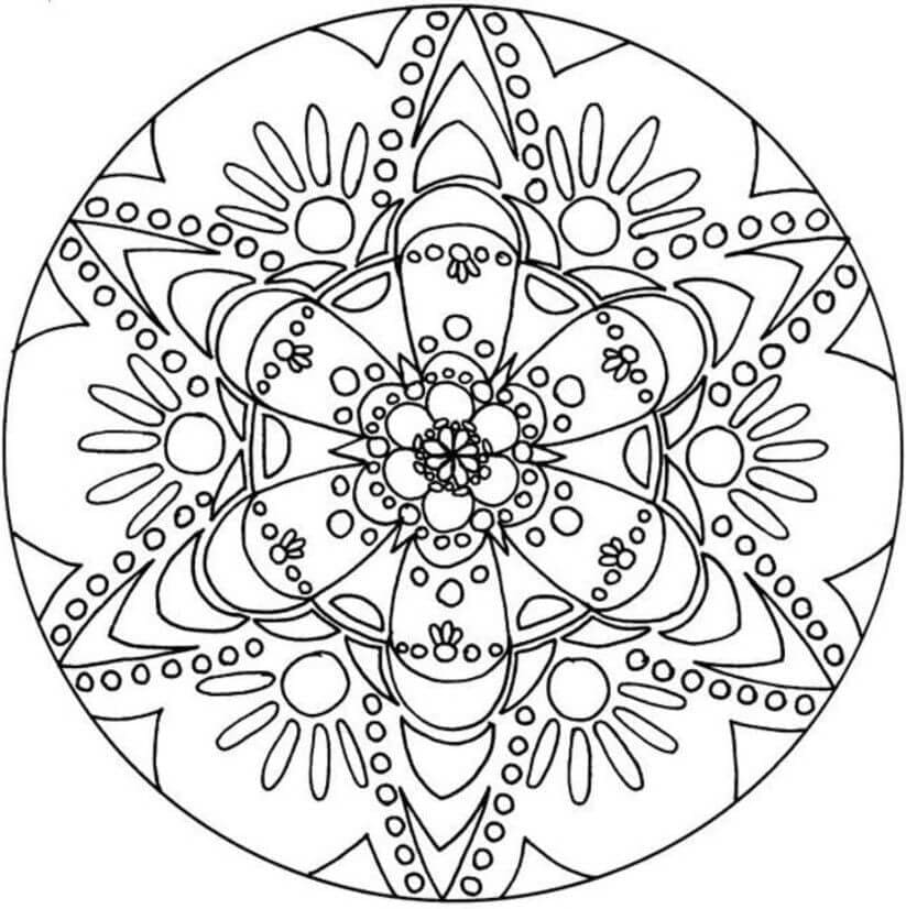 Mandalas Abstraits 145